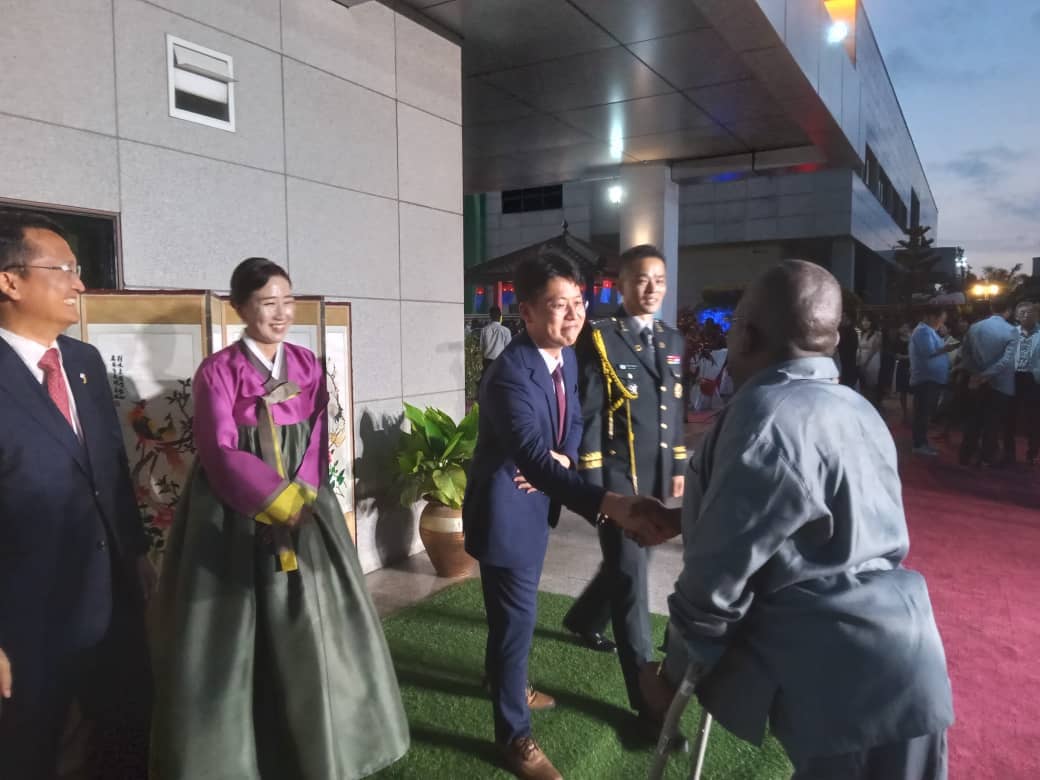 With the honorable ambassadors of South Korea.