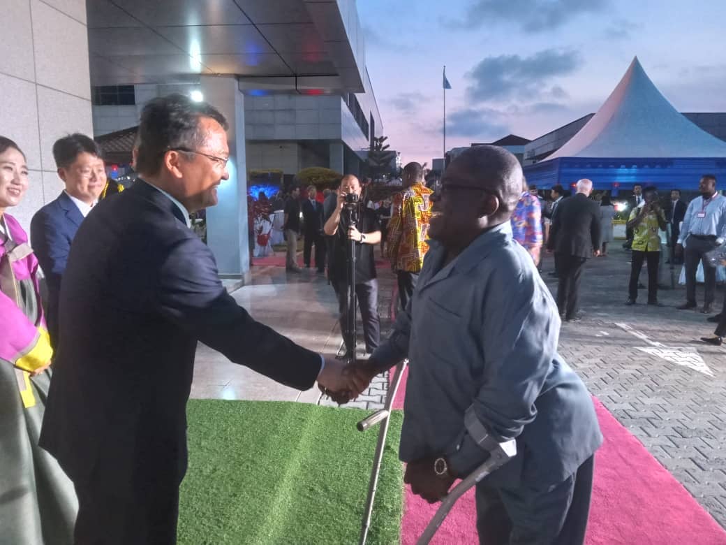 With the honorable ambassadors of South Korea.