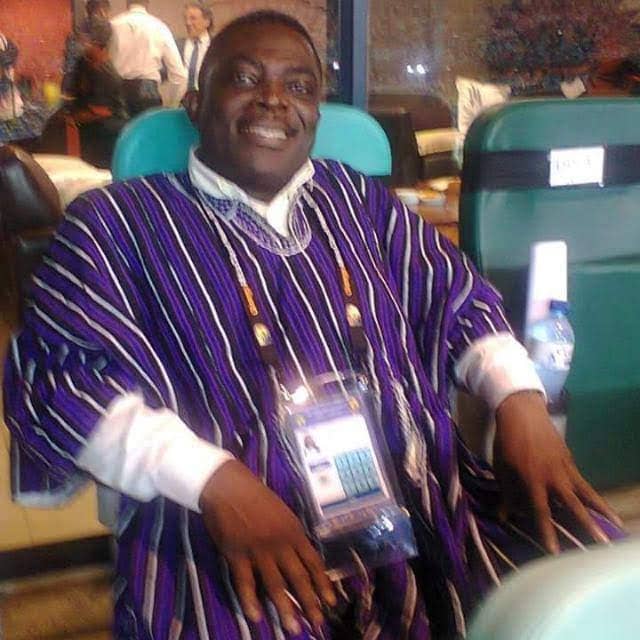 As the President of Amputee Football Federation of Africa, invited as a VIP to the Confederation of the Africa Congress. Confideration of Africa Football (CAF)